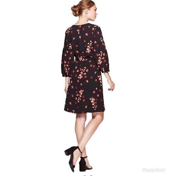 2/$20 A New Day Floral Crepe 3/4” Sleeve Dress - Picture 2 of 8